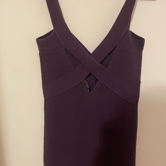 BCBG Max Azria | Knitted Purple Dress - Picture 2 of 4